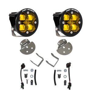Chevrolet Colorado Fog Light Pocket Kit - Baja Designs - Amber - `15-`19